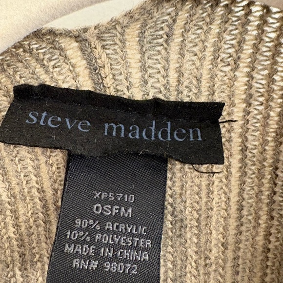 STEVE MADDEN Gray Fringe Women's Sweater - Picture 5 of 5